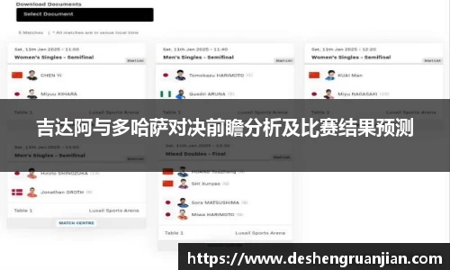 吉达阿与多哈萨对决前瞻分析及比赛结果预测
